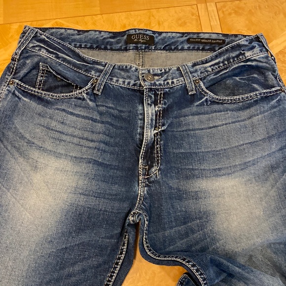 Vintage Y2K Guess Vincent Regular Straight Cut Mens Jeans Size 38 / 33 - Picture 1 of 17